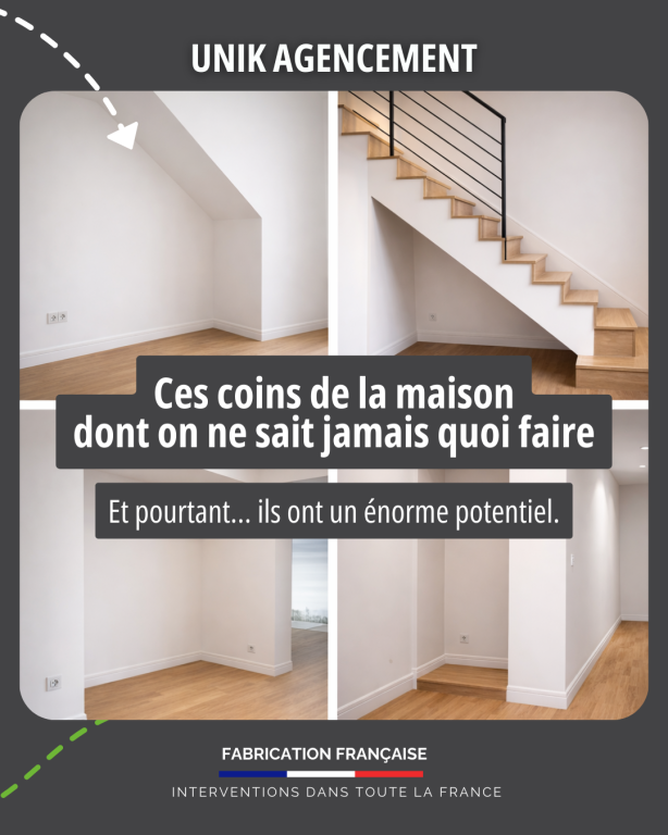 Petit espace à Lyon, Genay ou Villefranche-sur-Saône : comment exploiter chaque mètre carré avec du sur-mesure ?